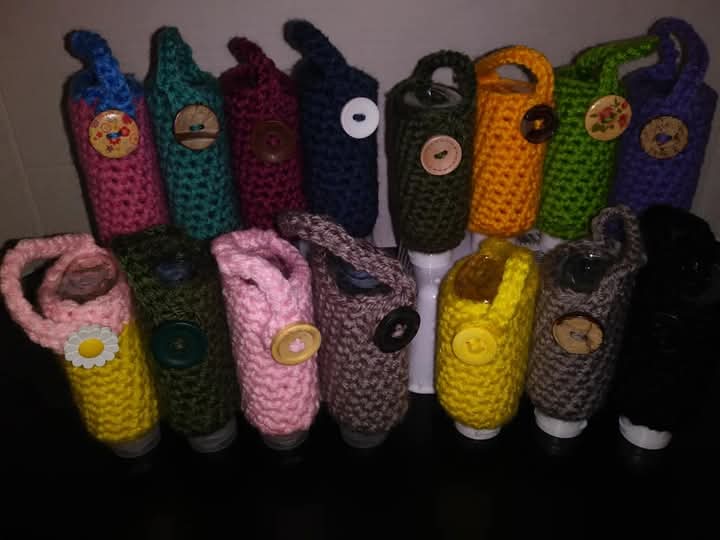 Crochet Sanitizer Cozy