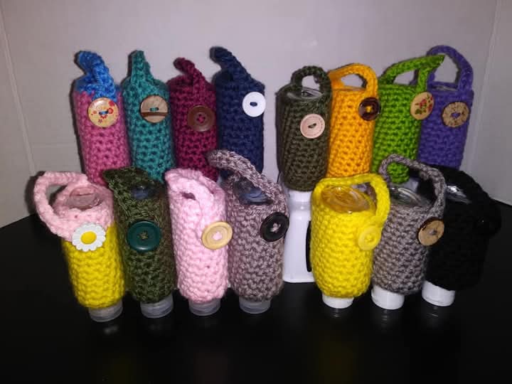 Crochet Sanitizer Cozy