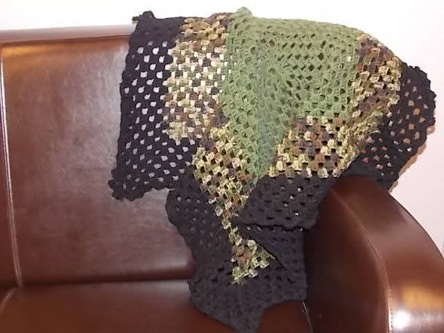 Crochet Lap Blanket Throw