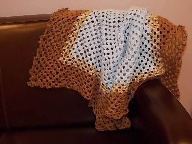 Crochet Lap Blanket Throw