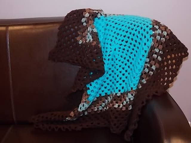 Crochet Lap Blanket Throw
