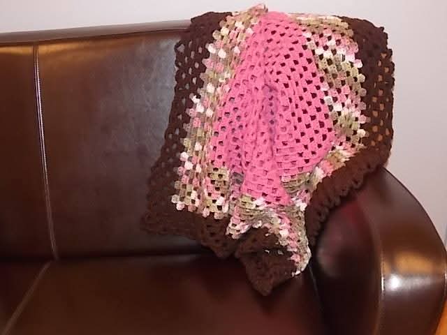 Crochet Lap Blanket Throw