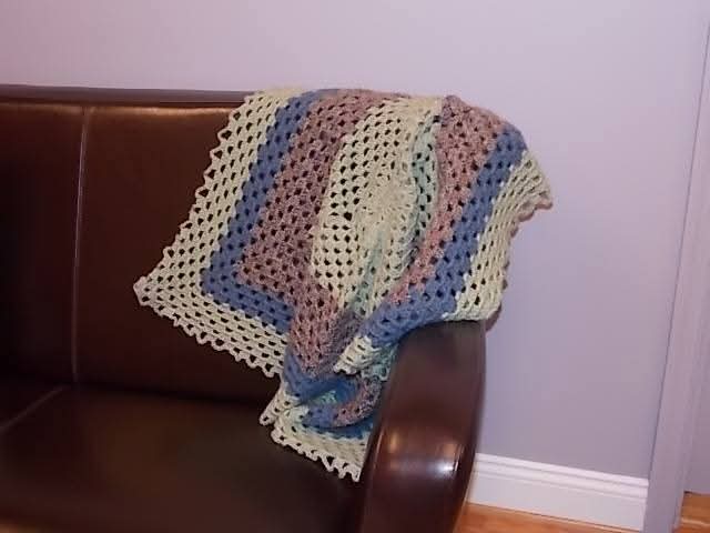Crochet Lap Blanket Throw
