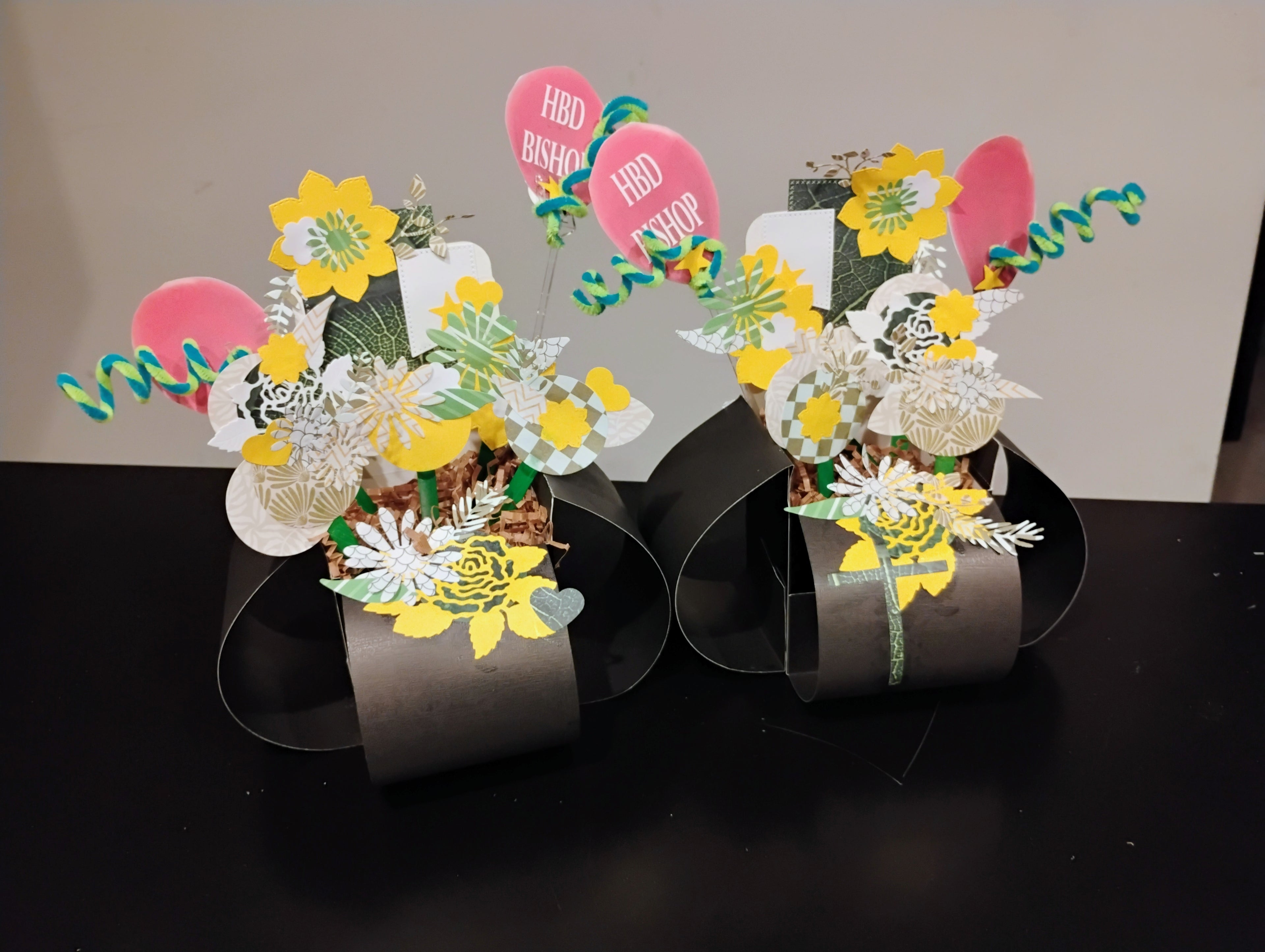 Custom Paper Flower Arrangement