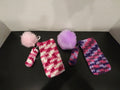 Crochet Phone & Lip Balm Cozy with Pom Pom